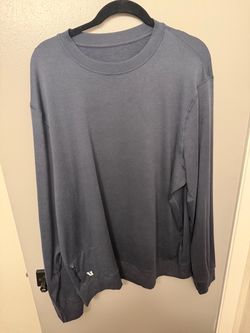 Vuori Ponto Performance Crew Sweater Men’s XL | Azure Heather
