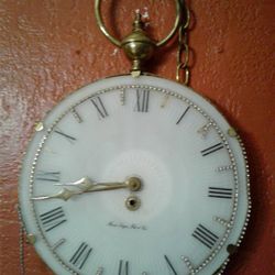 Beautiful Antique-Modern French Wind Key Wall Clock working and with wind key 