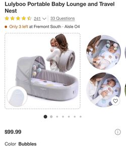 Portable, Outdoor Baby Lounger