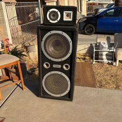 Pro Studio Dual 15” Speaker Stack