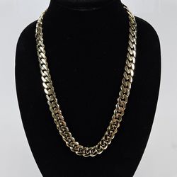 Gold Chain Cuban Link 14mm 24" *Quality Piece*