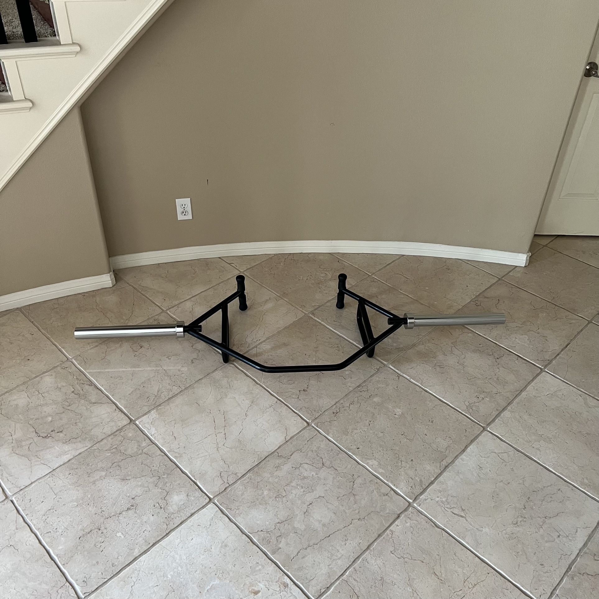( BRAND NEW IN BOX ) Open Trap Hex Deadlift Olympic Bar - 1000lb Capacity Barbell - Click On My Profile For More Gym Equipment