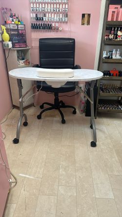 Manicure nail and chair