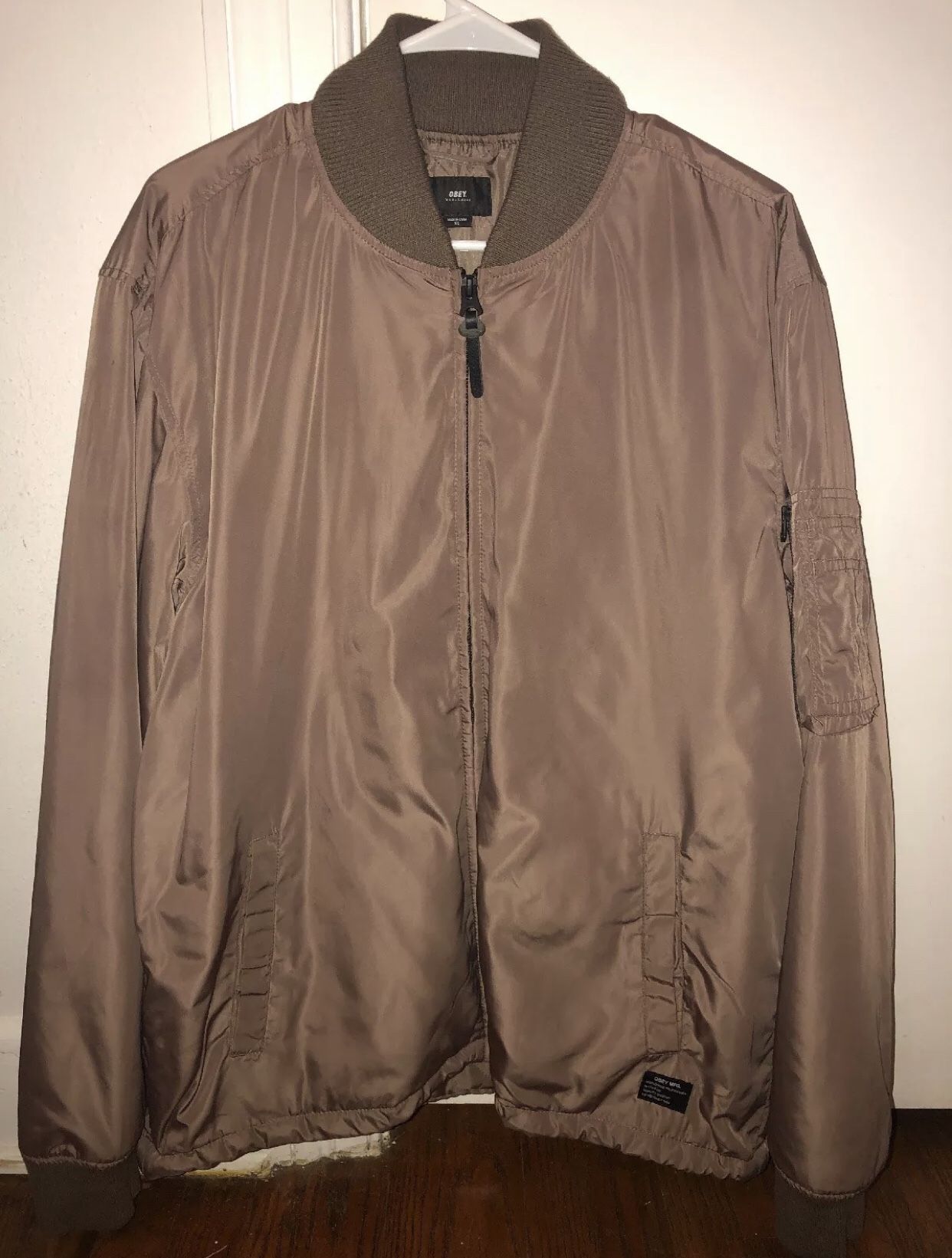 SIZE XL OBEY BOMBER JACKET