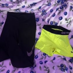 Nike Set Shorts And Leggings 