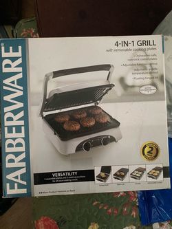 Farberware 4-in-1 Grill with Removable Plates