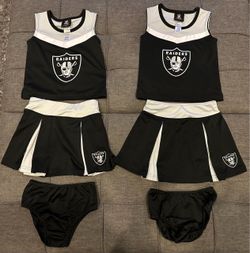 NFL Kids Raiders  Cheerleader Outfits