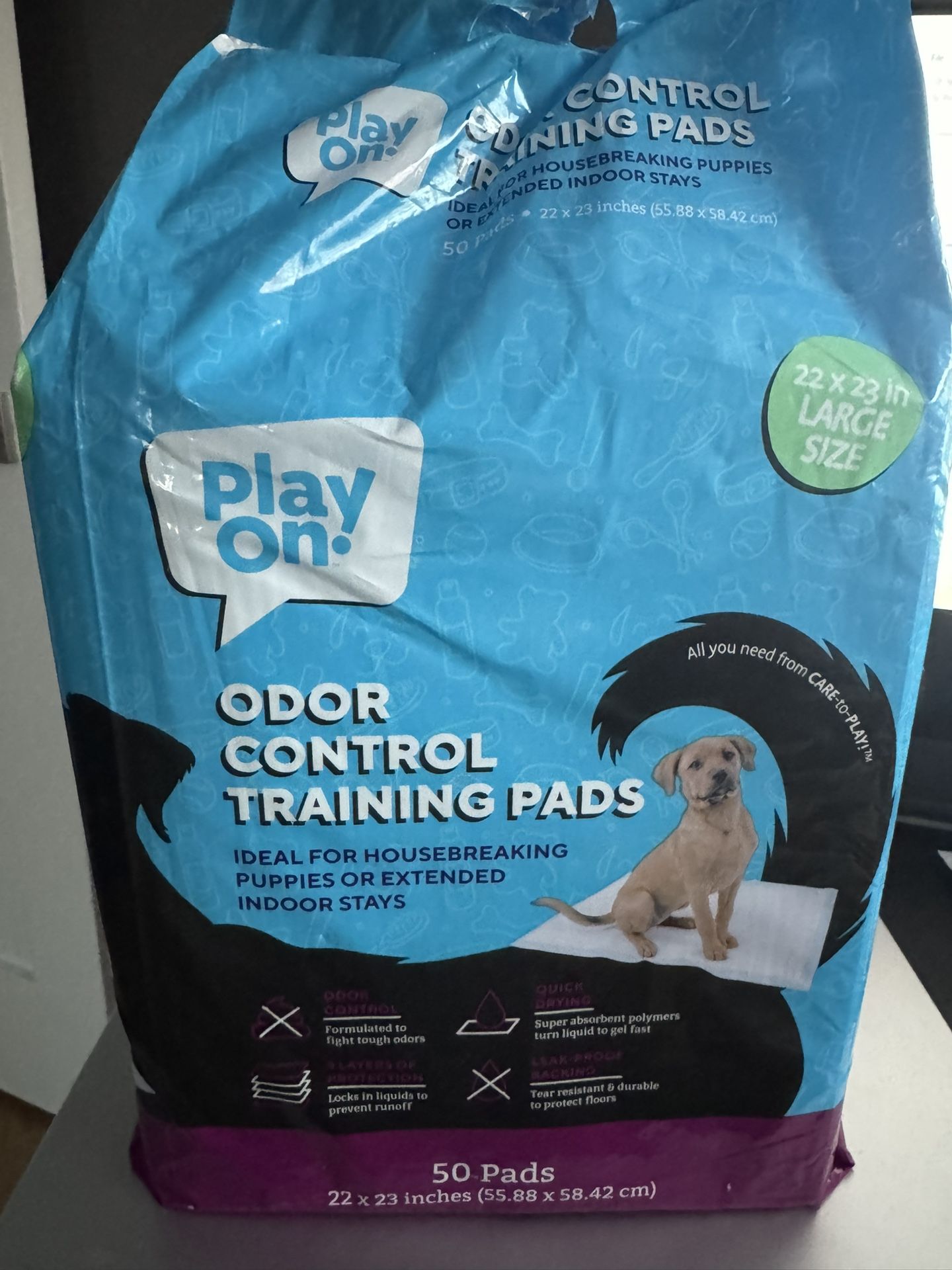 Dog Pee Pads (large size) Pack Of 47 - Open Box