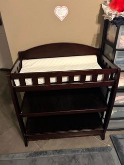 Wooden Baby Changing