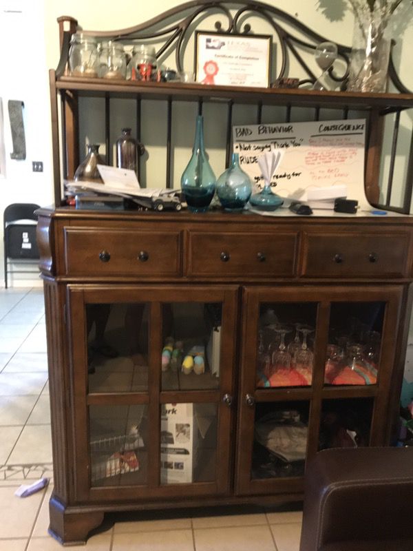Moving Sale BAR/cabinet shelf