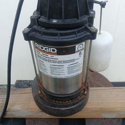 Rigid sump pump