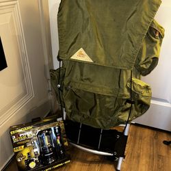 Vintage Kelty Hiking Backpack + Zero Dark Tactical Set 