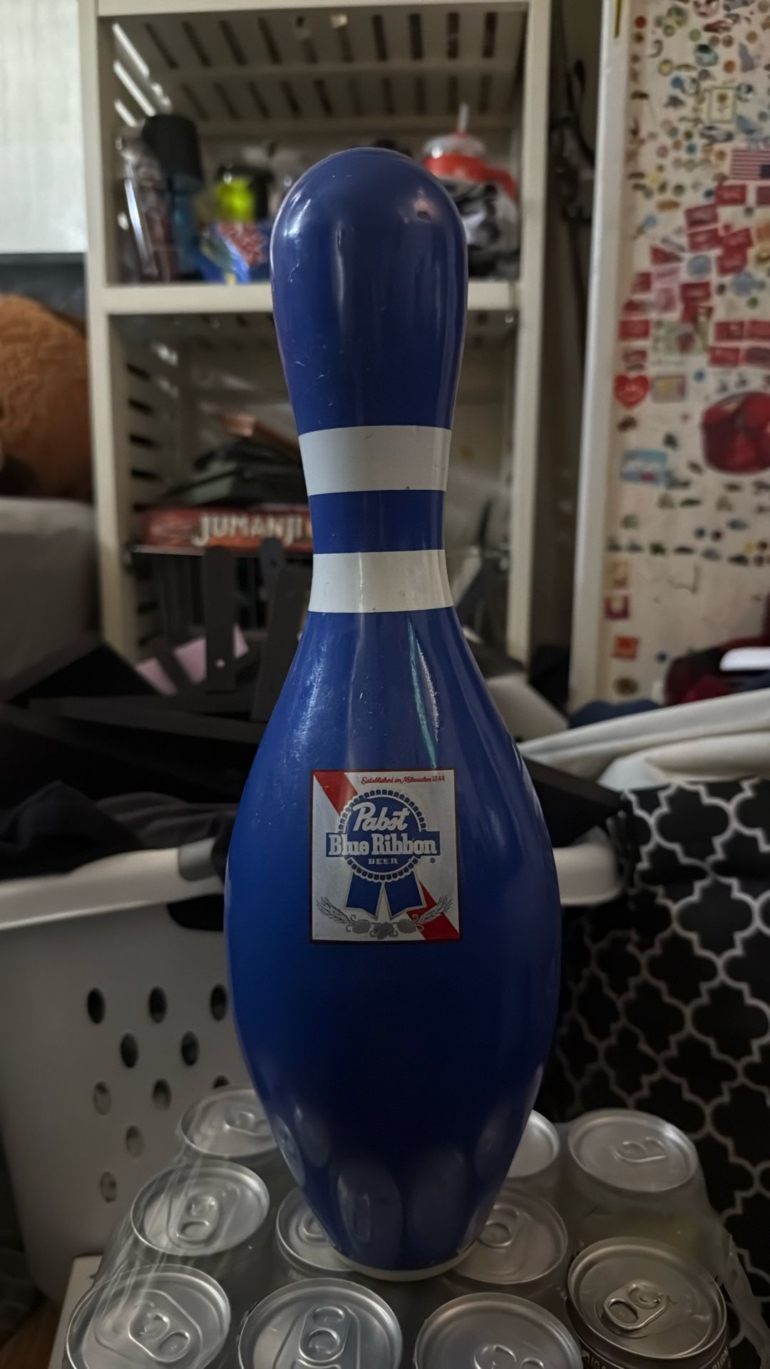 Pabst Blue Ribbon Bowling pin