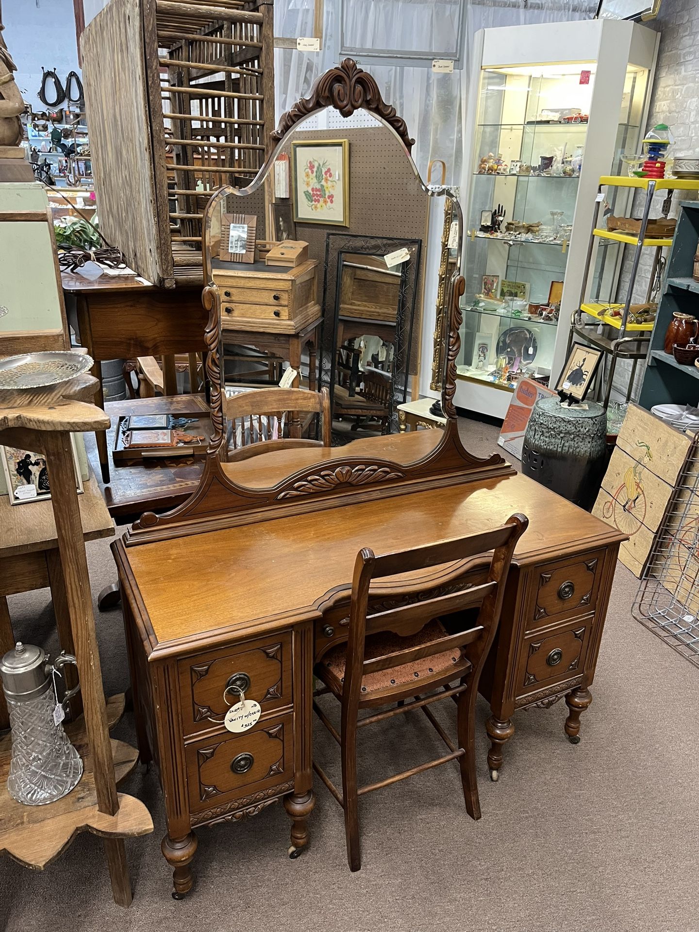 Antique Vanity w/ Chair
