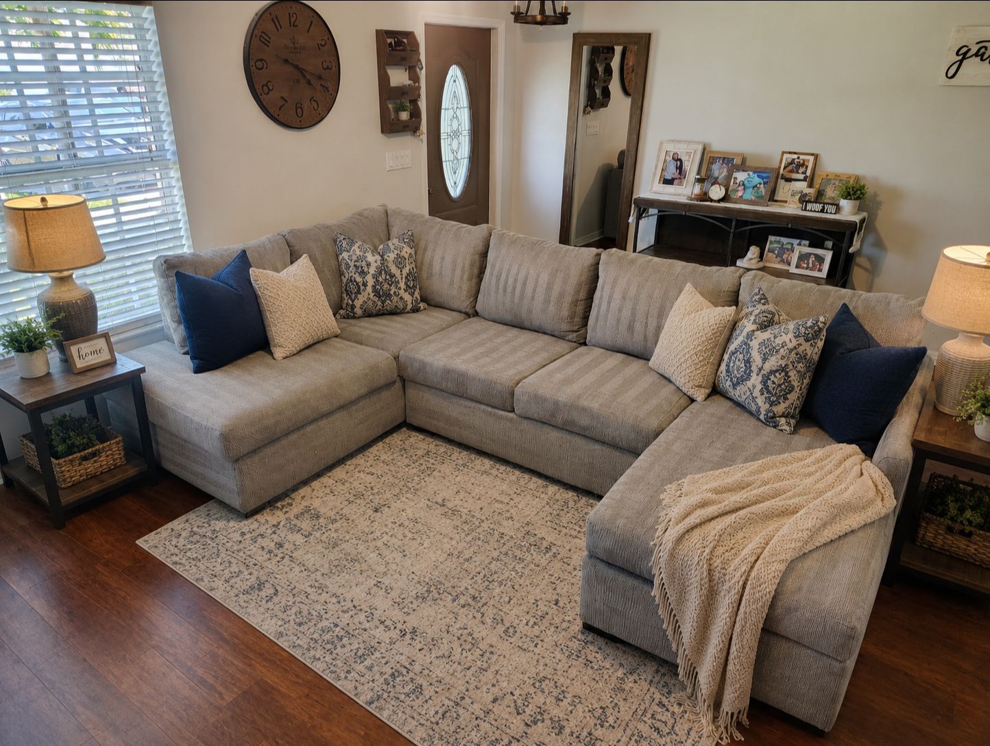 Gray Broyhill Sectional - $1,500 New
