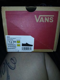 Black slip on vans