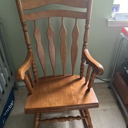 Wooden Rocking Chair