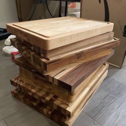 Title: Wood Cutting Boards - Perfect for Holiday Gift Engraving! 