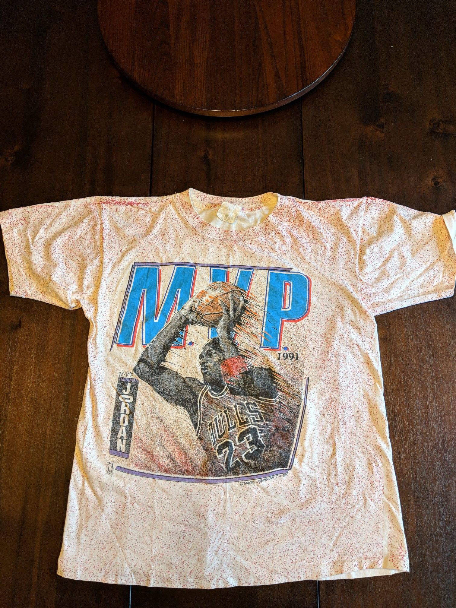 Michael Jordon 1991 MVP T Shirt by Magic Johnson T's
