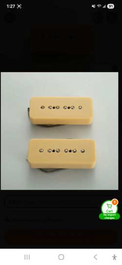 Intai Music Alnico 5 Soap Box P90 Bridge And Neck Pickup Electric Guitar