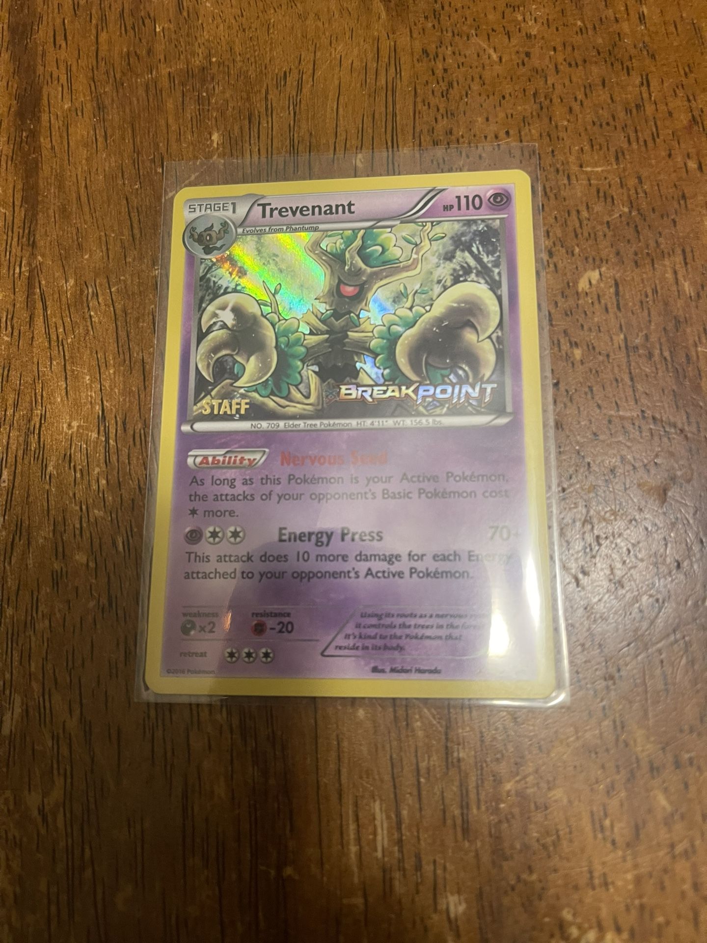 Pokemon Trevenant - XY94 (Prerelease) [Staff]