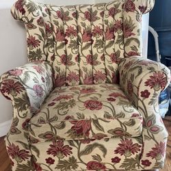 Beautiful, Large, Solid Wood Chair