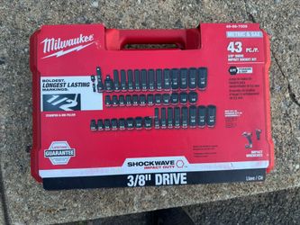 NEW Milwaukee 3/8 Impact Sockets