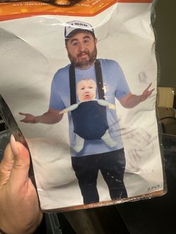 Dad with Baby Carrier Halloween Costume Kit