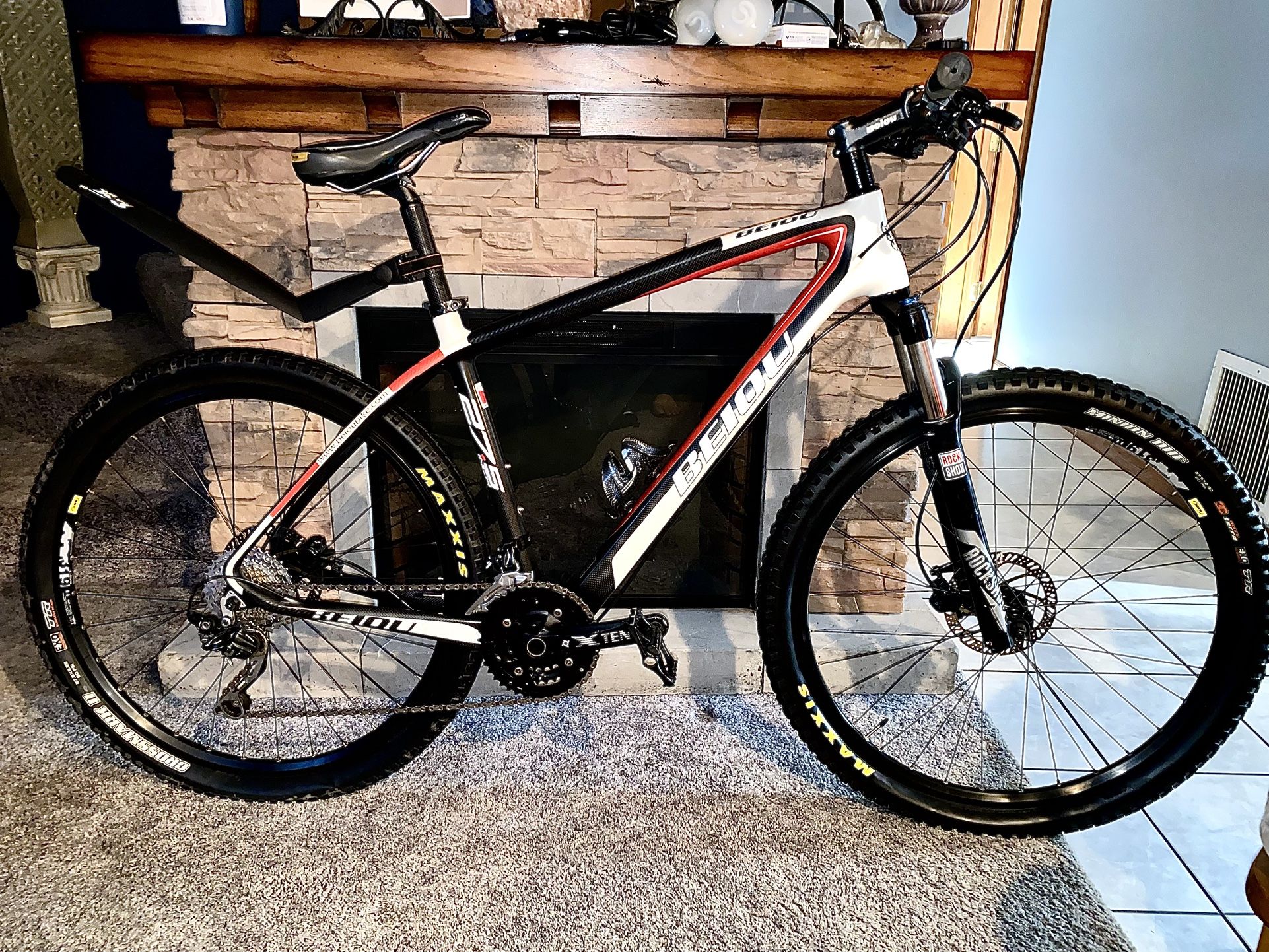 17”/ 19” Beiou 27.5 T800 Carbon Fiber Unibody Mountain Bicycle SHIMANO DEORE M6000 Time ATAC. Crestwood I’ll  