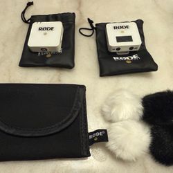 RODE Wireless GO Microphones – White (TX + RX) – Complete Set (Price Negotiable)