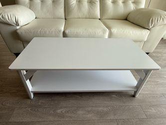 White Wood Coffee Table