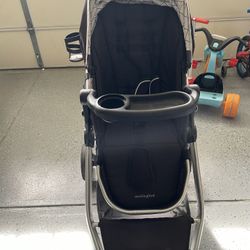 Mockingbird Single To Double Stroller Black