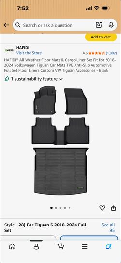 Volkswagen Tiguan Rubber Mats