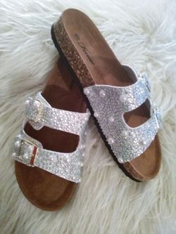 Rhinestone sandals