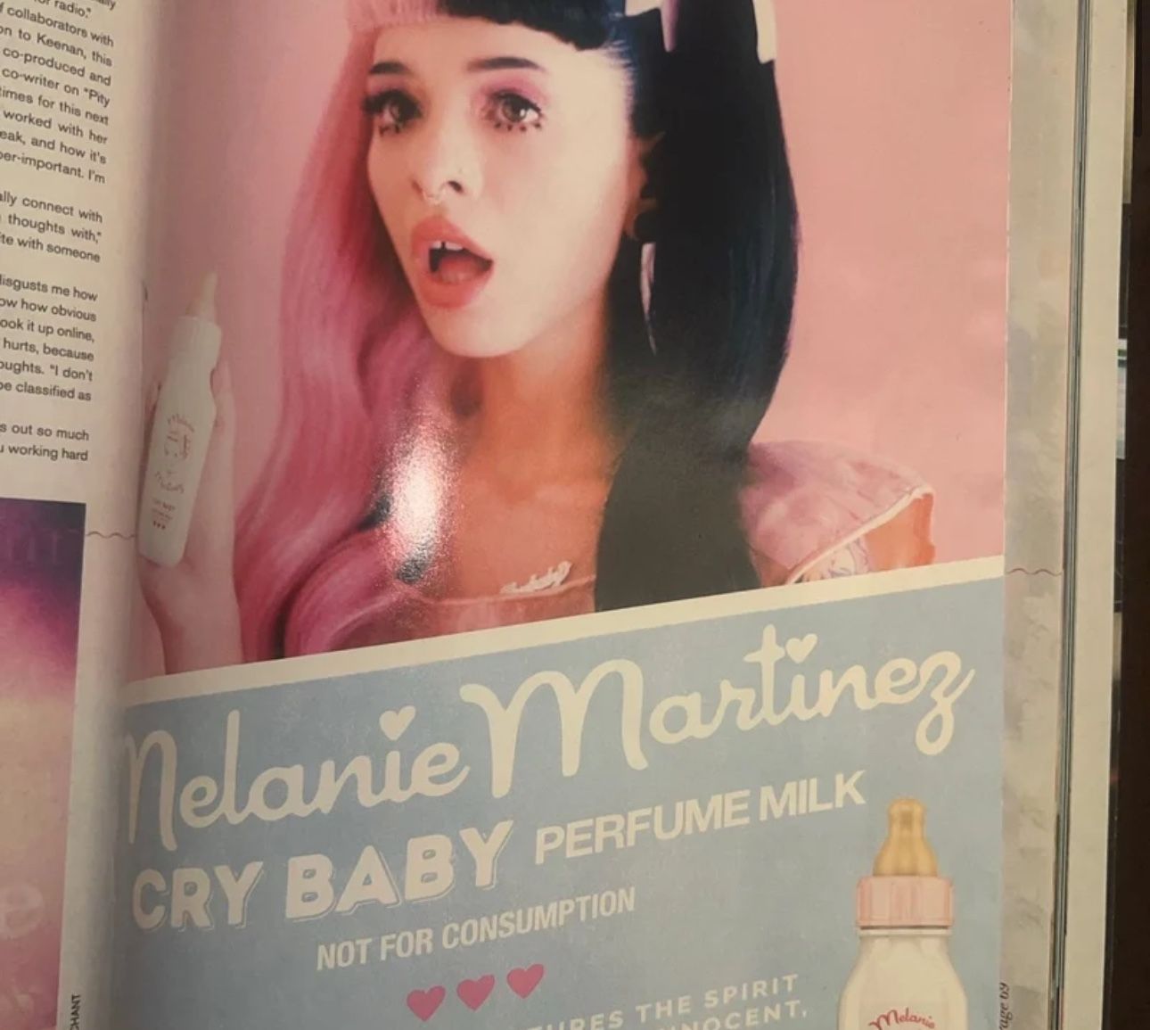 Melanie Magazine And Crybaby Sample Milk Perfume
