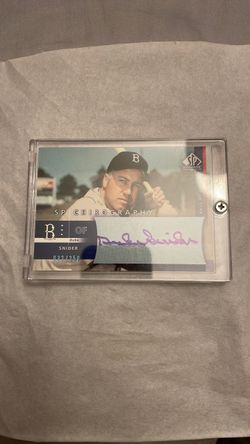 Duke Snider SP Chirography Autograph Card 032/250
