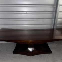 Solid wood table 