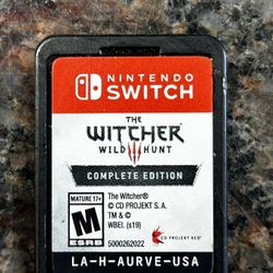 Nintendo Switch The Witcher Wild Hunt 