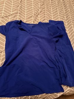 Mandala royal blue xxs petite scrubs