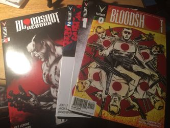 Blood Shot #0 Blood Shot Reborn #1-3 comic books