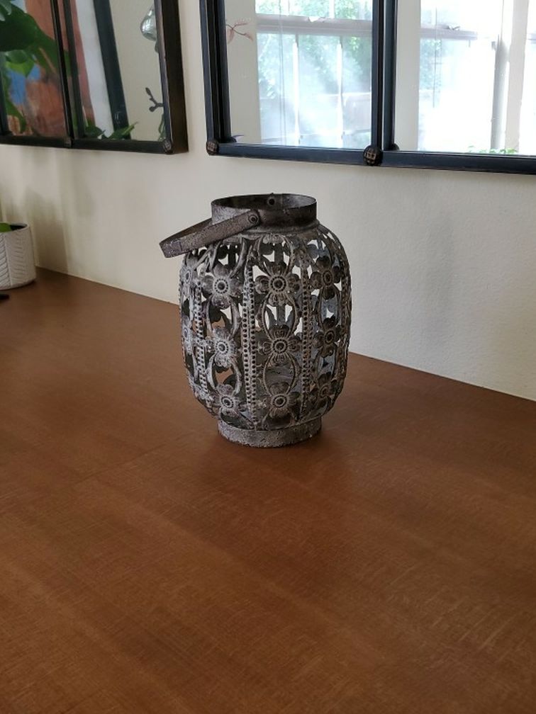 Decorative Metal Candle Holder