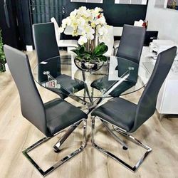 New 5pc Dining Sets Starting At $299 In Box 📦 Buy Now Pay Later $39 Down No Credit Needed