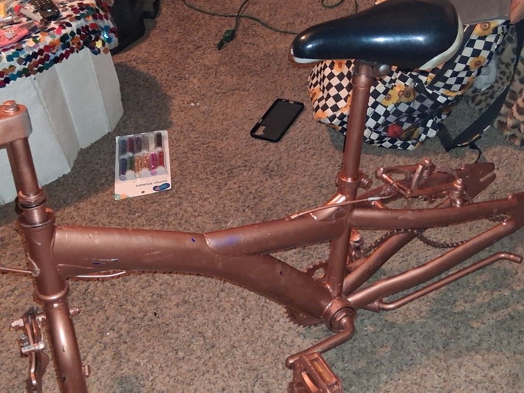 Selling A Bike Frame Its A Kid Bike It Does Not Have Breaks And It Needs Tires