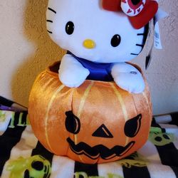 Dancing Hello Kitty Halloween Punkin 