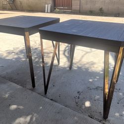 Faux wood End Tables