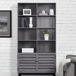 *Brand New* Ameriwood Home Vaughn Bookcase, Gray Oak
