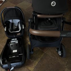 Maxi Cosi Stroller + Car seat 