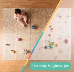 Reversible baby mat