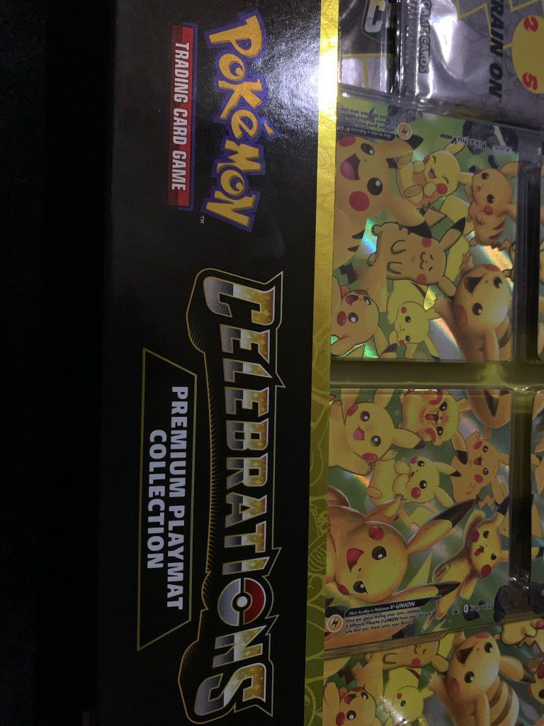 Pokemon Celebrations Premium Playmat Ed. Pikachu V-Union 