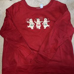 Vintage Holiday Editions Sweatshirt With Polar Bears